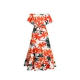 thumbnail image 4 of YAGHYAGH Womens Sexy Off Shoulder Cocktail Party Kaftan Long Dress Sundress, 4 of 5