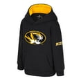thumbnail image 2 of Toddler Colosseum  Black Missouri Tigers Big Logo Volume Fleece Pullover Hoodie, 2 of 3