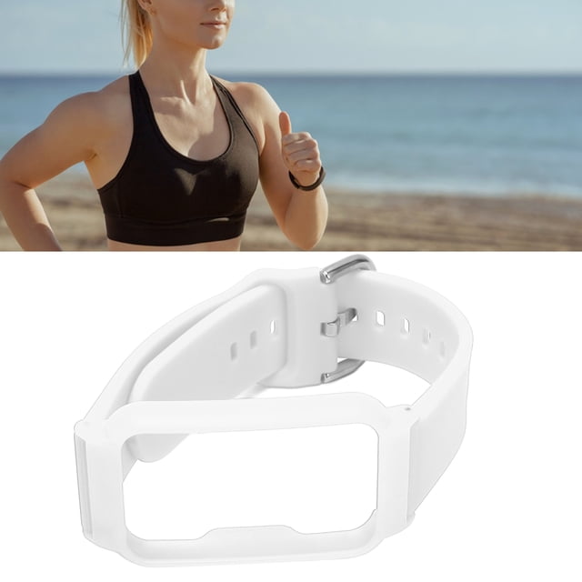 20mm Watch Band With Case, Waterproof Soft Silicone, Adjustable Size, Lightweight