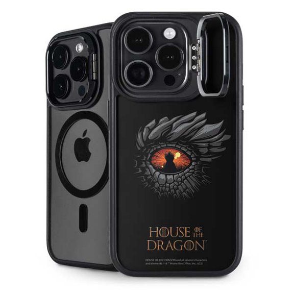 Skinit HBO House of the Dragon Burning Dragon iPhone 14 Pro Max Kickstand Case