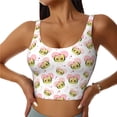 thumbnail image 2 of Lsque Avocado Lovers Printed Women'S Sports Bra, Compression, Moisture Wicking, High-Impact Sports Bra For Women,Supportive sports bra-X-Large, 2 of 9