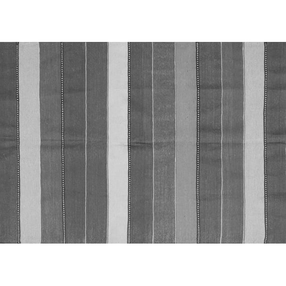 Ahgly Company Indoor Rectangle Oriental Gray Traditional Area Rugs, 7' x 10'