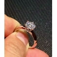 thumbnail image 3 of 4ct Round Cut Lab-Created Diamond Bridal Set Engagement Ring 14k Gold Plated, 3 of 4