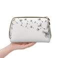 thumbnail image 4 of Easygdp Dandelion Blowing In The Wind Leather Makeup Bag Zipper Pouch Travel Cosmetic Organizer for Women and Girls, Make up Bag with Zipper, 4 of 8