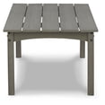 thumbnail image 4 of Signature Design by Ashley Contemporary Visola Outdoor Coffee Table  Gray, 4 of 5