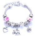 thumbnail image 4 of Hot Sale Pulsera De Diamantes Ajustable Pandora Mariposa Glaseado De Gran Agujero Con Cuentas, 4 of 4