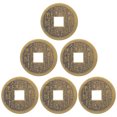 thumbnail image 4 of 6 monedas de latón para adivinación china, monedas de cobre para hacer nudos chinos y monedas de éxito., 4 of 6