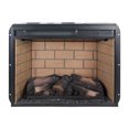 thumbnail image 4 of 23 Inch Electric Fireplace Insert, Electric Infrared Quartz Fireplace Stove with 3D Flame Effect, Fireplace Heater with Remote Control and Timer, 1500W heat, Antique Black, 4 of 8