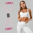 thumbnail image 4 of Unique Bargains 1 Pc Durable 8-Shaped Yoga Stretch Band for Stretching 14.17"x3.74" Pink, 4 of 4