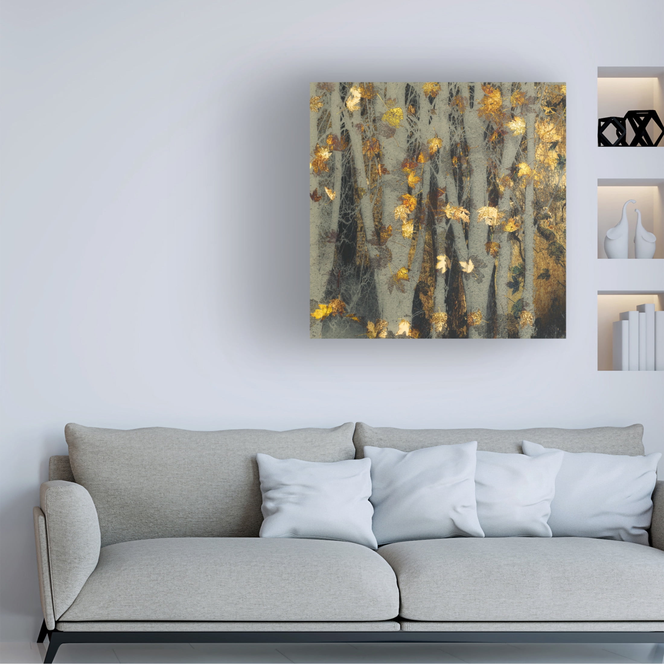 Trademark Fine Art Nel Talen Gold Leaf Canvas Wall Art