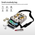 thumbnail image 7 of HELLHERO Cow Pattern Double Layer Sling Bag for Women, Casual Travel, 7 of 7