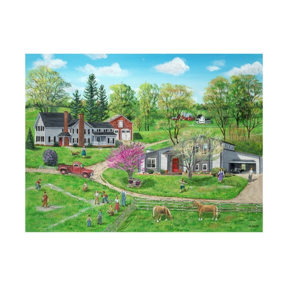 Canvas Wall Art - Bob Fair 'Buhlers Heritage' Wall Art for Living Room, Bedroom, or Office Décor by Trademark Fine Art - 19 x 14 Inches