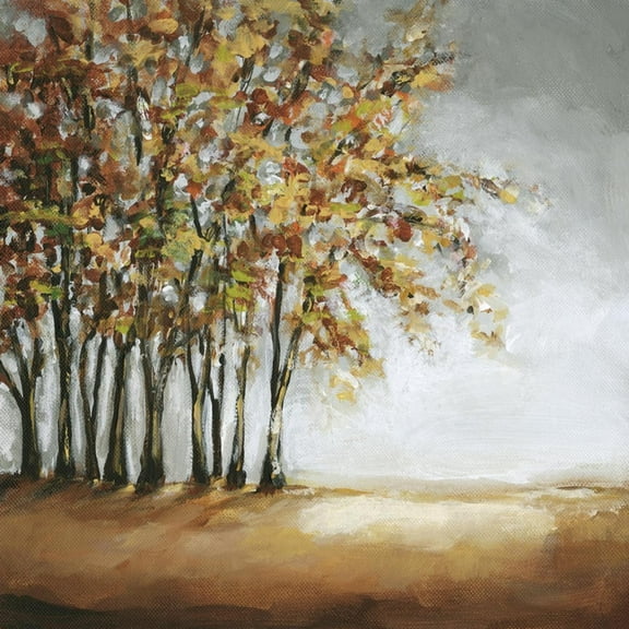 Art.com Tree in Fall Art Print by Christina Long, 16" x 16"