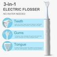 thumbnail image 2 of Neighborly Nook Electric Flosser for Teeth: with 4 Speeds and 50 Replacement Heads Instead of Water Floss and Floss Picks as Gum Stimulator,Tongue Cleaner,Dental Tools for Adults & Kids, 2 of 8