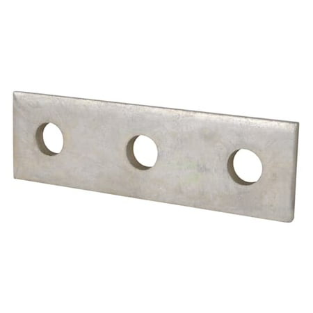 

Thomas & Betts AB208 Flat Bar Fitting - 3-Hole - 4.88 inch X 1.63 inch X 1/4 inch Thick - Steel - GoldGalvanized.