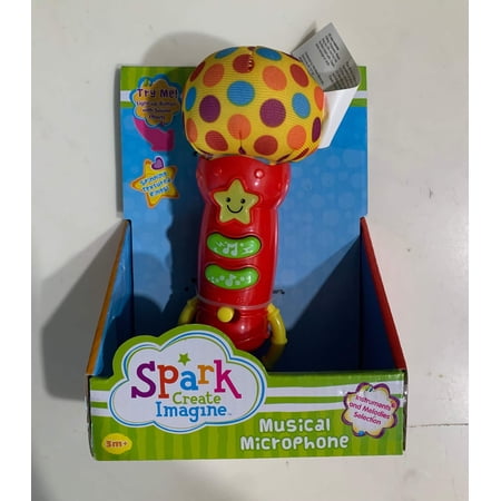 Spark Create Imagine Musical Microphone Toy, 3 m+
