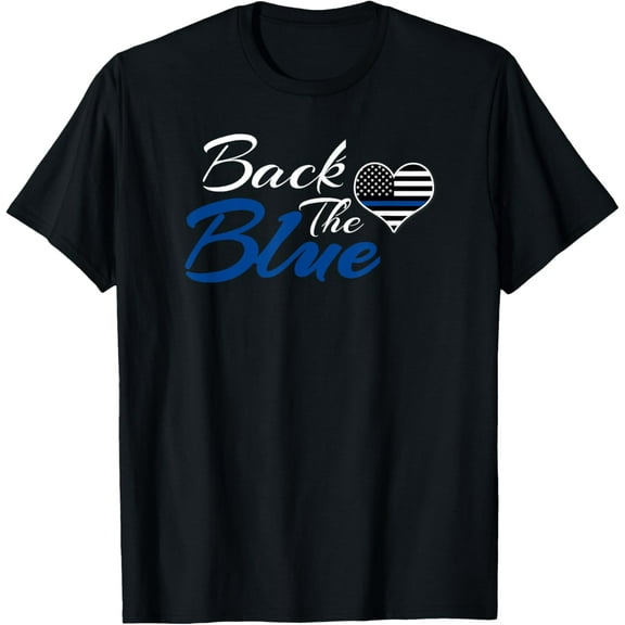Back The Blue Shirt Police Thin Blue Line Family T-shirt