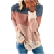 thumbnail image 2 of ICHUANYI Clearance Women's Fashion Printed Loose T-shirt Long Sleeves Blouse Round Neck Casual Tops Sweatshirt Hoodies(Watermelon Red, L) ICHUANYI WER2023081511835, 2 of 5