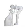 thumbnail image 2 of Cheapark 3D Printed Desktop Sculpture Cat Playing Figure Artistic Ornament For Study Office Living Room Indoor Modern Home Decor, 2 of 6