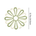 thumbnail image 2 of Fasiaou Silicone Trivets for Hot Dishes, Pots & Pans, Multi-use Heat Resistant Mat for Countertops & Tabletop, Hot Pads for Kitchen, Round Trivet Mat for Table, Pot Holders Color Green, 2 of 7