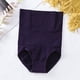 thumbnail image 3 of Fajas Calzoncillos básicos para mujer, cintura alta, levantador de glúteos, traje moldeador de Color sólido elástico Cgtredaw Púrpura T XL para Mujer, 3 of 7