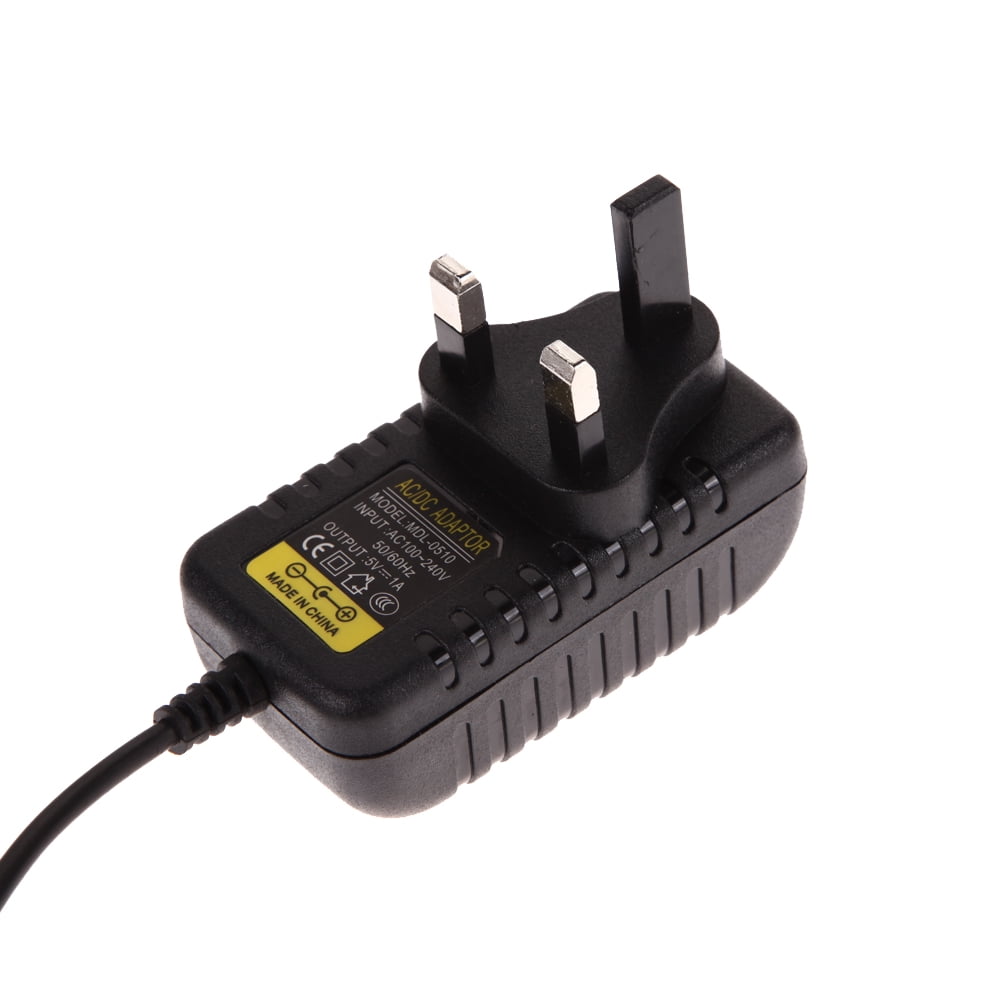 AC 100-240V Converter Adapter DC 5.5 x 2.5MM 5V 1A 1000mA Charger UK Plug