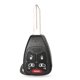 thumbnail image 1 of 10x Car Key Shell Case 2/3/4/5/6 Butto For Chrysler Pacifica Aspen 300 Dodge Ram Caravan Jeep Commander Grand Cherokee, 1 of 1