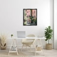 thumbnail image 2 of Neighborhood Ivy Vines Architecture Town & City Photograph Jet Black Framed Art Print Wall Art, 2 of 6