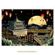 thumbnail image 1 of Fiudx Liquidación navideña Juego de papel rascador colorido, pintura de escena nocturna de ciudad, decoración de sala de estar, 1 of 7