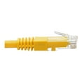 thumbnail image 6 of Tripp Lite Cat6 Cat5e Gigabit Molded Patch Cable RJ45 MM 550MHz Yellow 20ft, 6 of 6