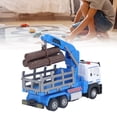 thumbnail image 4 of Logging Truck Toy, Log Tractor Model Ideal Present Alloy Body  For 6 Years Old Above Blue, 4 of 8