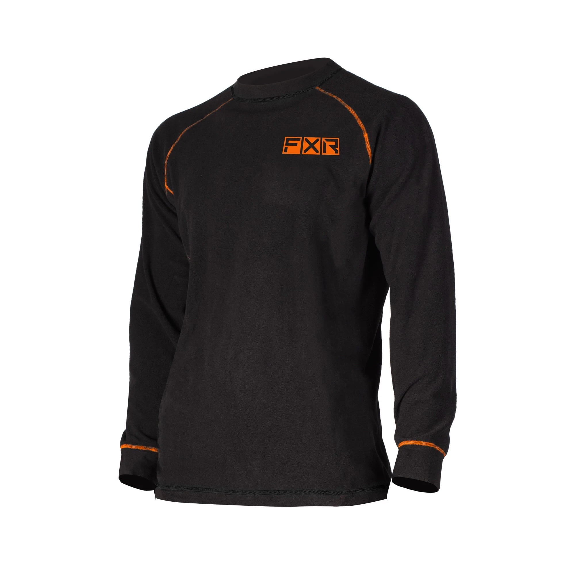 FXR Black Orange Pyro Thermal Long Sleeve Shirt Warm Moisture Wicking Micro - X-Large 211308-1030-16