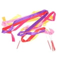 thumbnail image 1 of NIAIZEK 6 Pcs Rubans de Danse Colorés Assortis pour Mouvement Rythmique de Gymnastique, 1 of 4