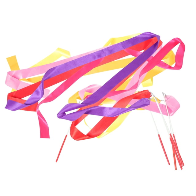 NIAIZEK 6 Pcs Rubans de Danse Colorés Assortis pour Mouvement Rythmique de Gymnastique