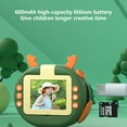 thumbnail image 4 of Meitianfacai Kids Camera for Boys and Girls, Cute Digital Camera for Kids, Toddler Camera Christmas Birthday Toy Gifts for Kids Age 3 4 5 6 7 8 9 10, Video Recorder 1080P HD,Green, 4 of 14
