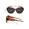 thumbnail image 6 of TINHAO Oversized Fit Over Glasses Sunglasses for Women, Polarized UV400 Wear Over Prescription Glasses for Driving Fishing Hiking Cycling Outdoor, 6 of 7