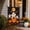black, variant on SHJHENG Halloween Welcome Garden Flag - 12x18 Inch Double Sided Fall Yard Flag with Ghost, Pumpkin, and Floral Design, Outdoor Decorative Banner for Patio, Porch, and Front Door Holiday Decor