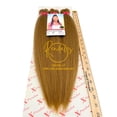 thumbnail image 1 of X-Pression 40" 3X Pre-stretched Braids, Braiding Hair Extensions African Kinky, Pre-Cut, Pre-Stretched, Synthetic Fiber, 3 bundles, Soft & Shiny, Ready for Hot Water Use, 190g, 1 of 18