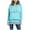 Light Blue, variant on VANLOFE Long Sleeve Warm Color Solid Women's Sweater for Winter All-match Winter Hoodie for Women Daily Hoodie Clean Without Printing Sweater 2XL Blue