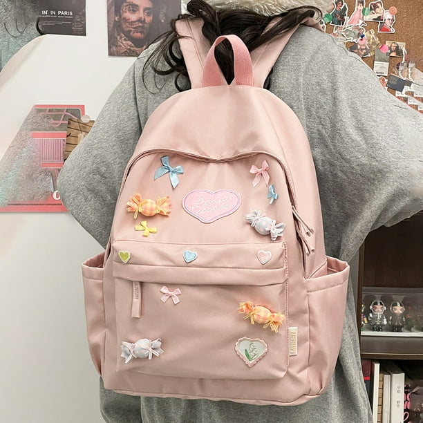 Mochila Escolar Candy para Ordenador Portatil Mujer Gran Capacidad Adolescentes Y Ninas Walmart en linea