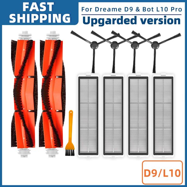 Para Xiaomi Dreame D9, Dreame Bot L10 Pro, Trouver LDS Finder, piezas de repuesto, accesorios, cepillo lateral principal, fregona, filtro Hepa Tan Jianjun unisex