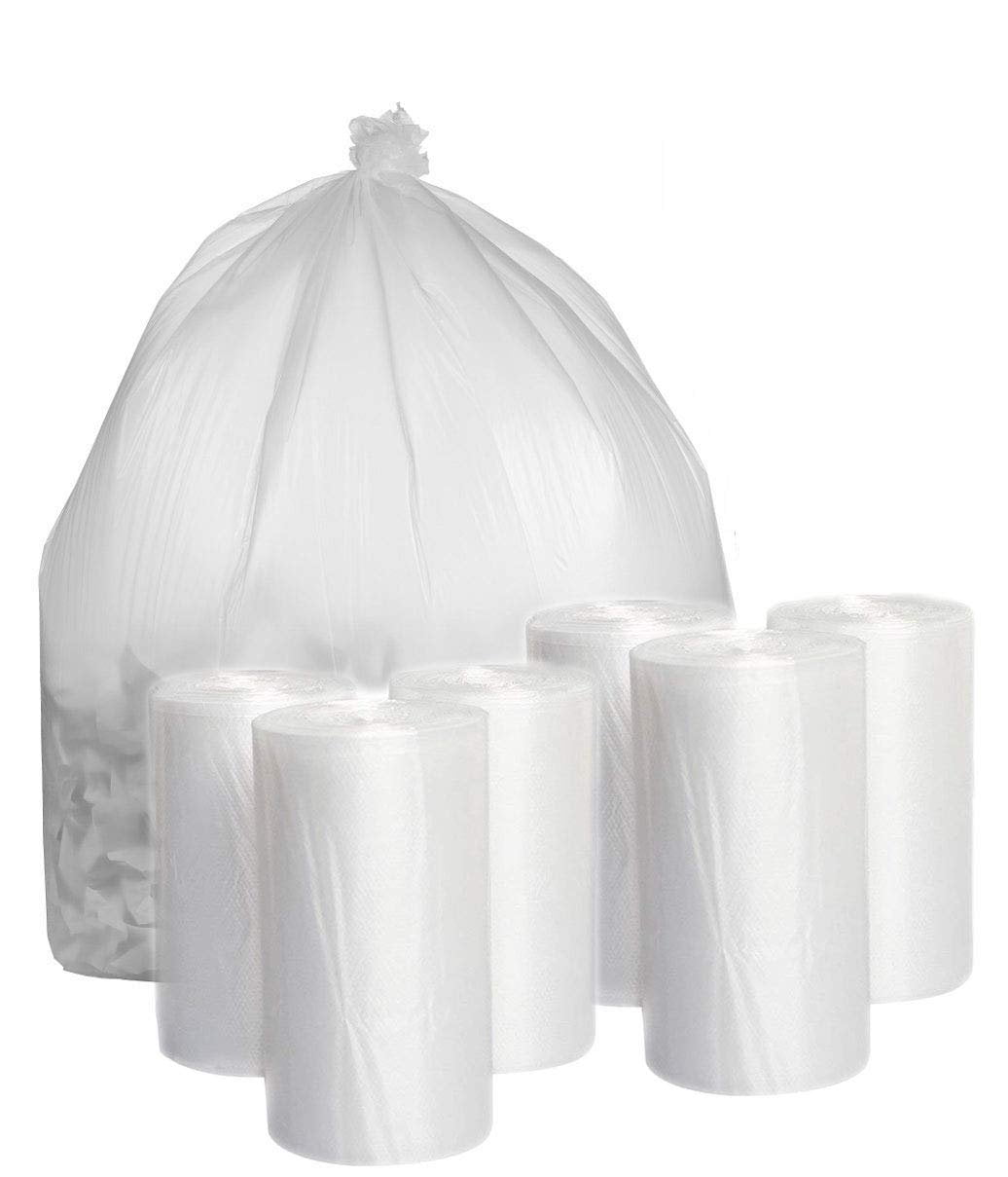 clear trash can liners