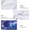 thumbnail image 5 of SKYSONIC 2 PCS Hanging Hand Towels,Starry Blue Lighting Hand Dry Towels for Kitchen & Bathroom,Hanging Towel Set with Hanging Loop, 12"x17", 5 of 6