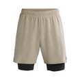 thumbnail image 5 of Athletic Works Men's and Big Men's 2 In 1 Perforated Active Shorts, 7" Inseam, Sizes S-3XL, 5 of 5