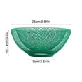 thumbnail image 3 of MMJ Metal Wire Mesh Fruit Bowl Multi Purpose Iron Storage Basket for Kitchen Vanity Makeup Cosmetic Organizer 9.84x3.94x3.54in, 3 of 5