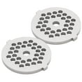 thumbnail image 2 of Meat Grinder Plate, Incisive And Durable Stainless Steel Meat Chopper Disc, High Hardness 2Pcs/Set Safe For 5# Meat Grinder Round Hole Meat Grinders 5mm 30 Holes, 2 of 8