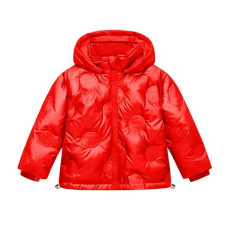 

Boys Down Jacket Girls Toddler Kids Coat with Hoodies Winter Chilrens Outwear Kids Coat