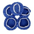 thumbnail image 5 of Unique Bargains 10pcs 7-8 Inch Deep Blue White Soft Mircrofiber Car Wax Polishing Bonnet Buffing Pad Washable Covers Polisher Waxing 7" 8", 5 of 7
