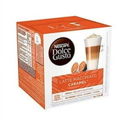 NESCAF? Dolce Gusto Coffee Capsules Caramel Latte Macchiato 48 Single Serve Pods, (Makes 24 Specialty Cups) 48 Count