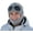Grey, variant on 3-in-1 Unisex Knitted Goggles Beanie - Ski Mask with Built-in Goggles, Windproof Outdoor Hat with Detachable Face Mask